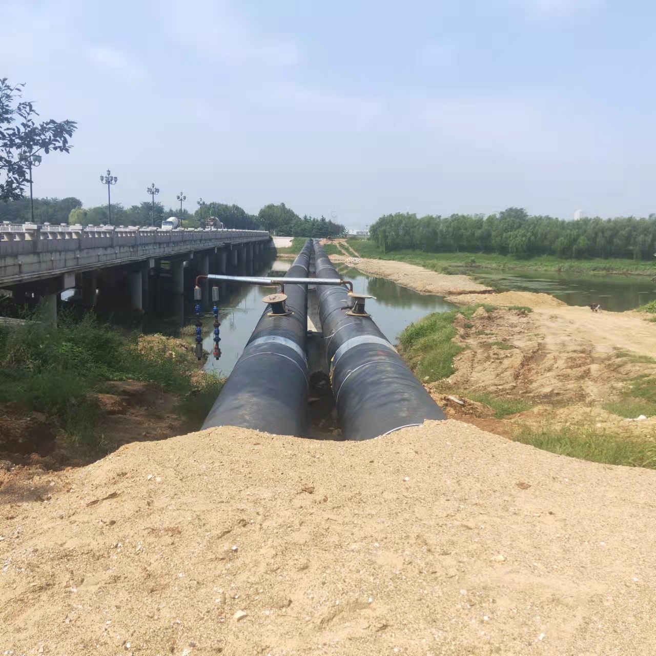 青岛自来水输油管道清洗